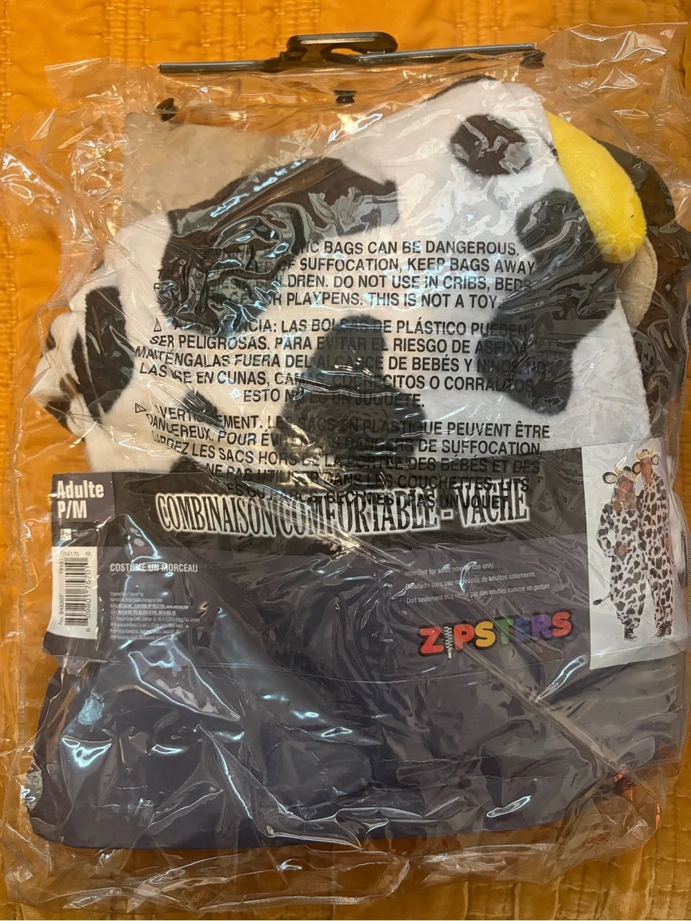 Zipsters adult costume